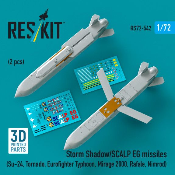 1:72 Storm Shadow/SCALP EG missiles (2 pcs) (Su-24, Tornado, Eurofighter Typhoon, Mirage 2000, Rafale, Nimrod)