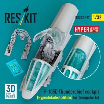 1:32 F-105D Thunderchief cockpit (Hyperdetailed edition) for Trumpeter kit