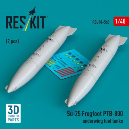 1:48 Su-25 Frogfoot PTB-800 underwing fuel tanks (2 pcs)