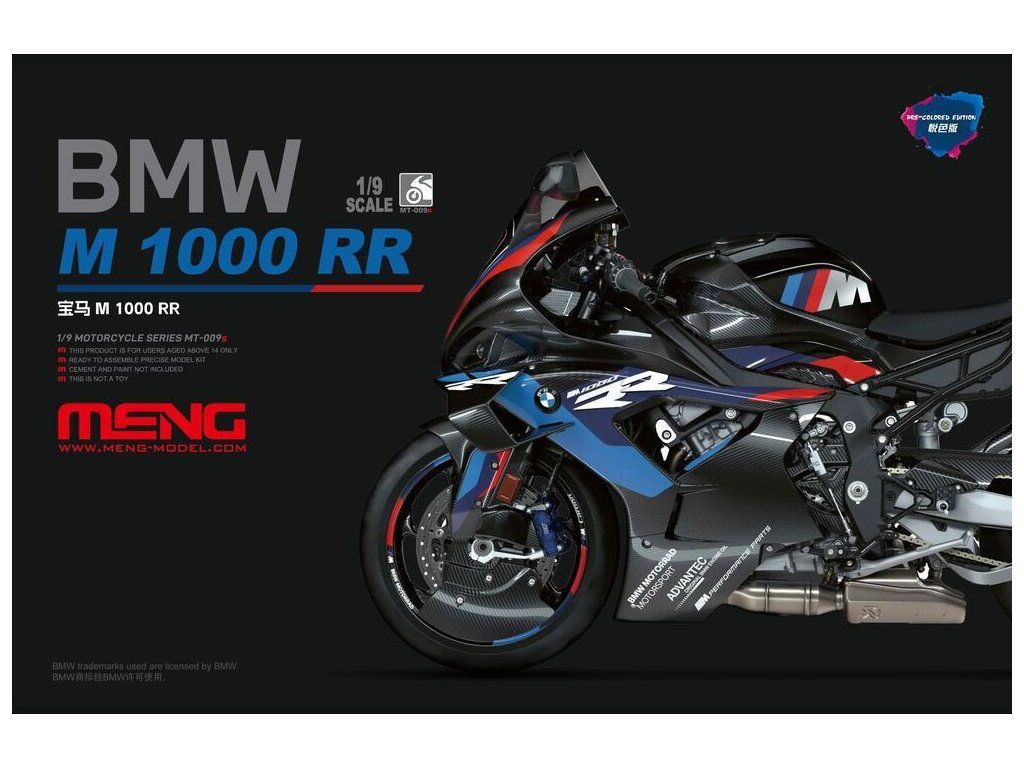 1:9 BMW M 1000 RR (Pre-colored Edition)