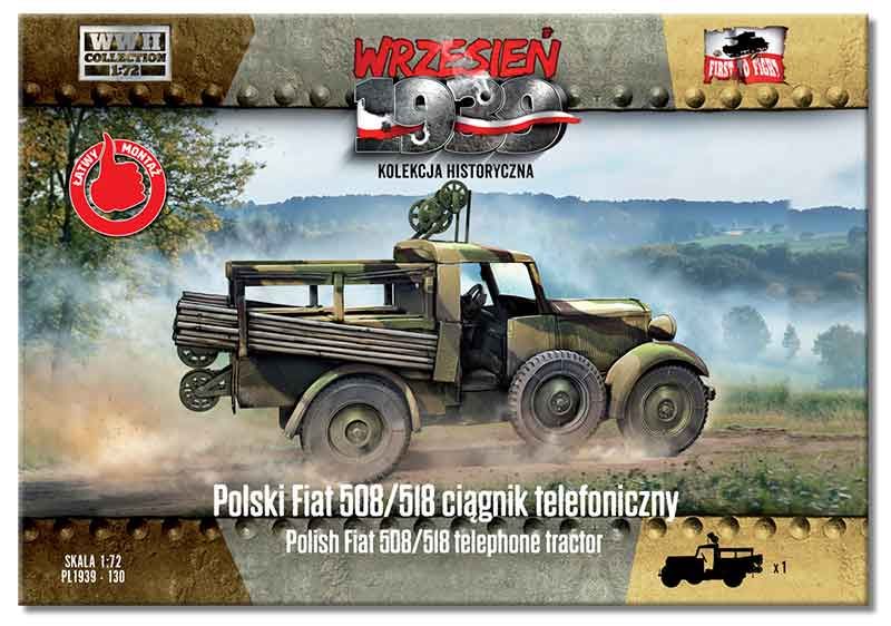 1:72 Polski Fiat 508/518 telephone tractor