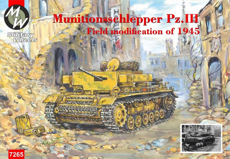 1:72 Munitionssehlepper Pz.III, 1945