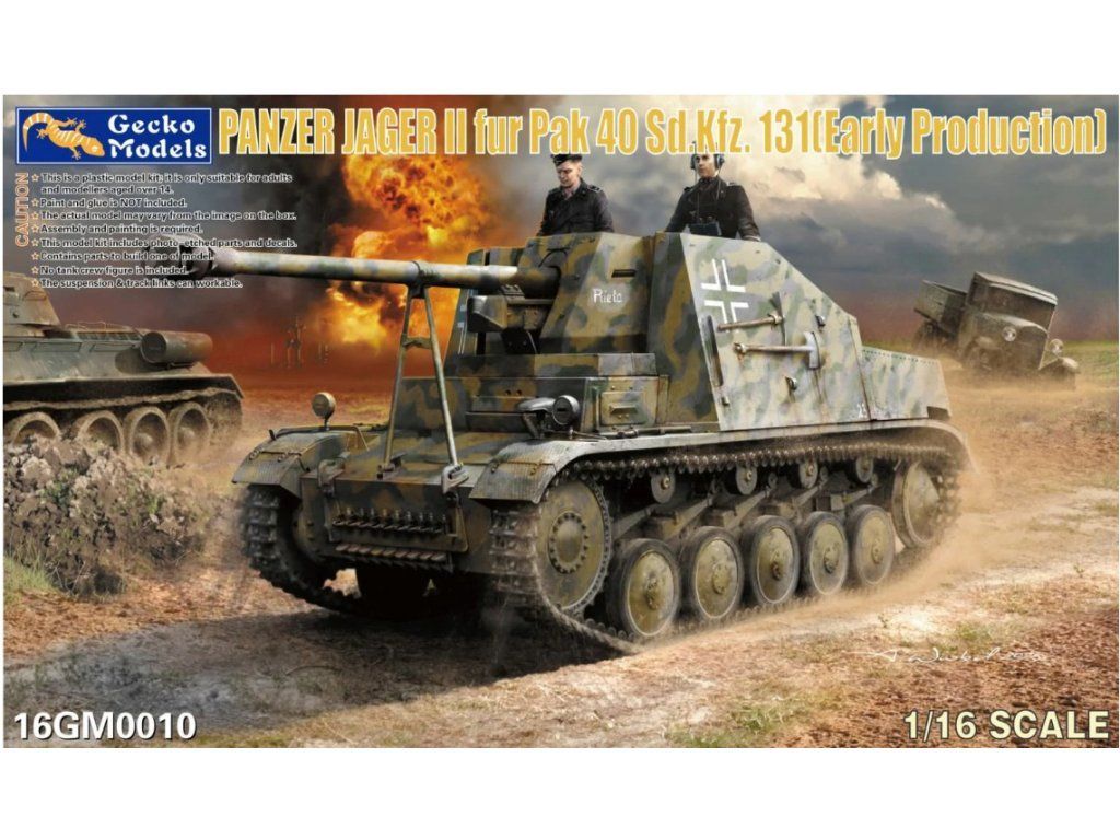 1:16 Panzerjäger II für PaK 40 (Sd.Kfz.131) early prod.