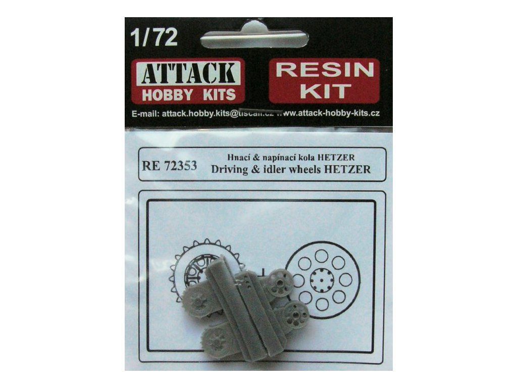 1:72 Driving & idler wheels HETZER No.: 3