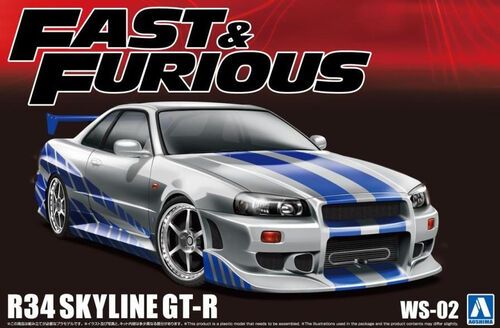 1:24 Fast & Furious - Nissan Skyline GT-R R34