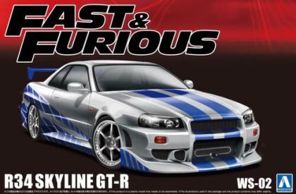 1:24 Fast & Furious - Nissan Skyline GT-R R34