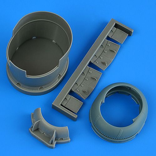 1:48 F6F-5 Hellcat cowling and cooling flaps (opened) - Eduard