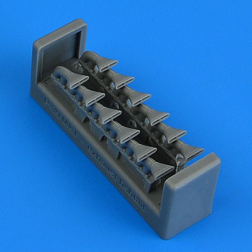 1:48 P-39Mk.I Airacobra exhaust - fishtail type - Arma Hobby