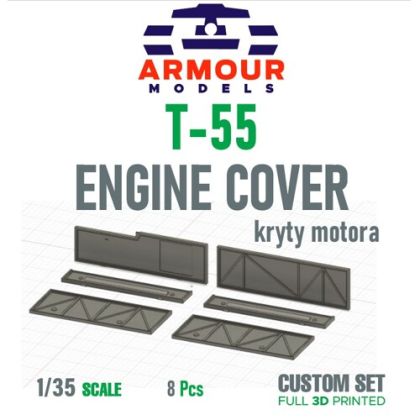 1:35 T-55 kryty motora 