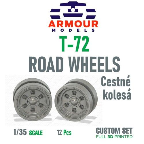 1:35 T-72 kolesá