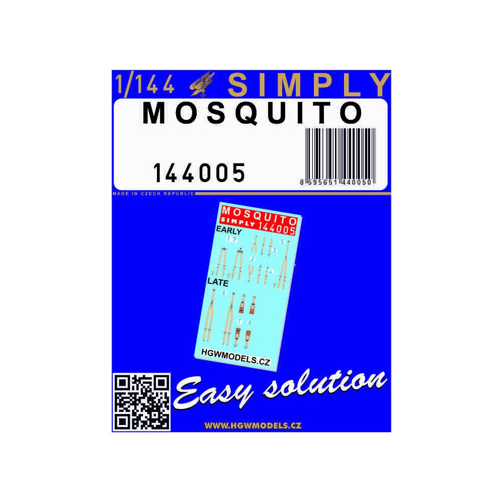 1:144 MOSQUITO - Seatbelts