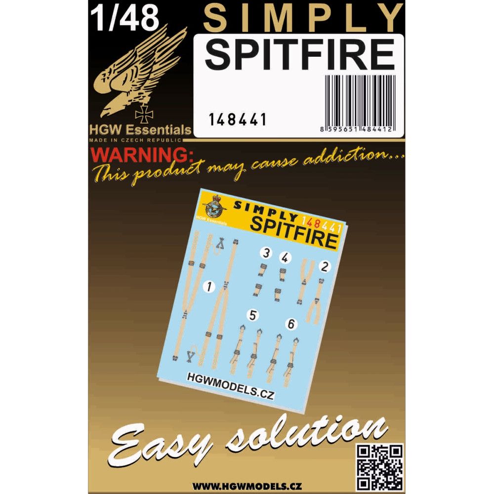 1:48 Spitfire - Seatbelts