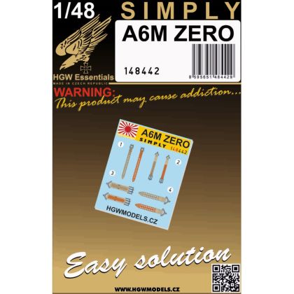 1:48 A6M ZERO - Seatbelts
