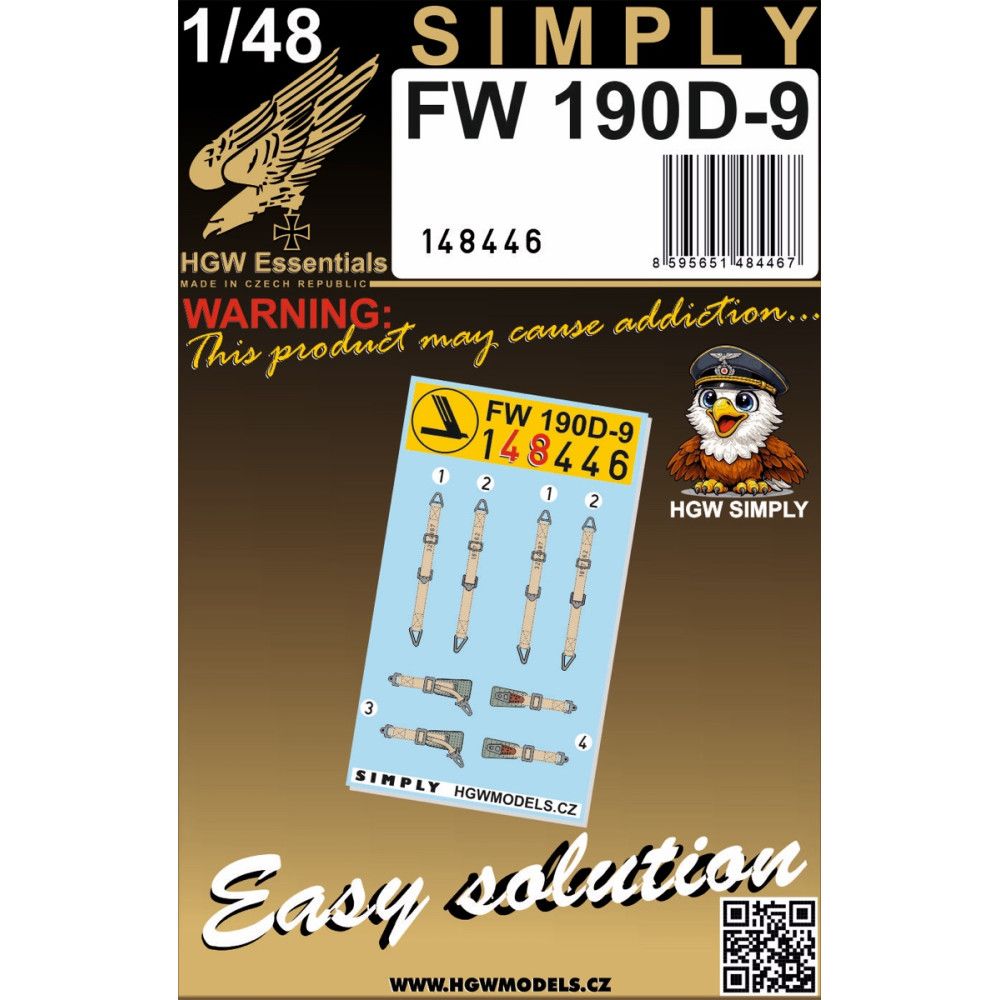 1:48 Fw 190D-9 - Seatbelts