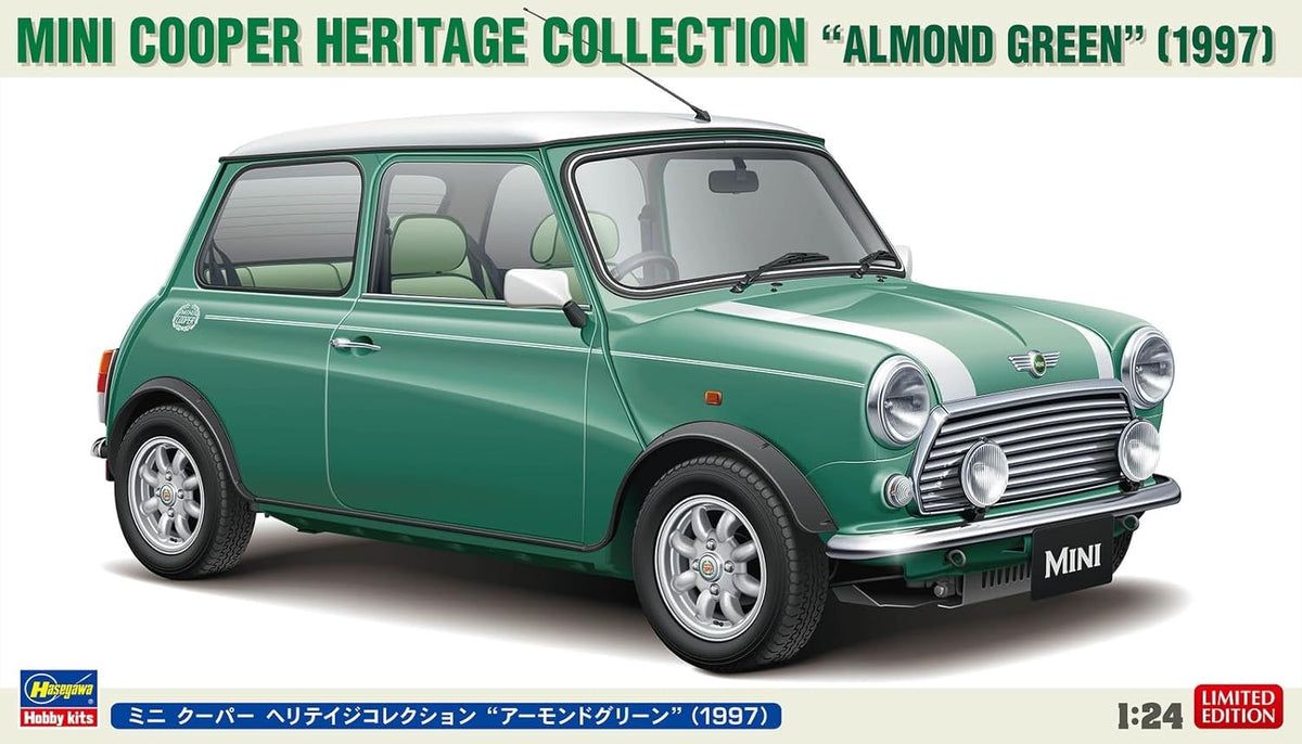 1:24 Mini Cooper Heritage Collection Almond Green (1997)