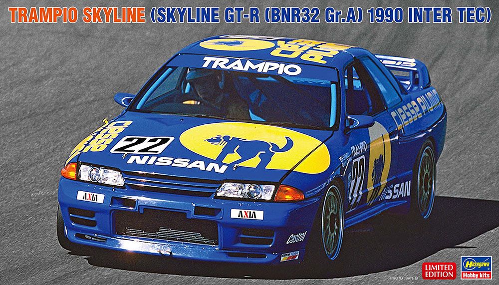 1:24 Trampio Skyline (Skyline GT-R [BNR32 Gr.A] 1990 Inter Tec)