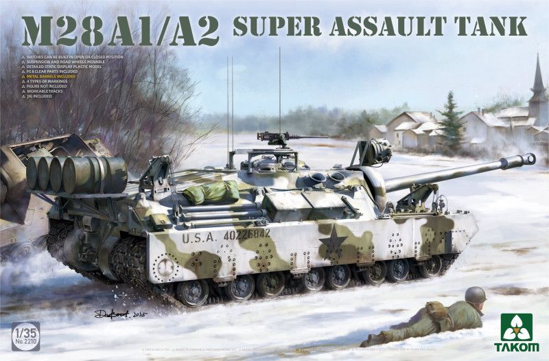 1:35 M28 A1/A2 SUPER ASSAULT TANK