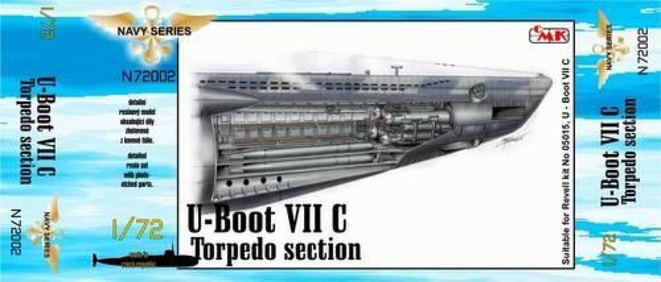 1:72 U-Boot VII Torpedo section for REV