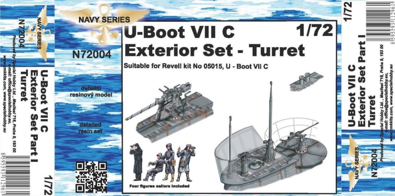 1:72 U-Boot VII Exterior set - part I - Turret for