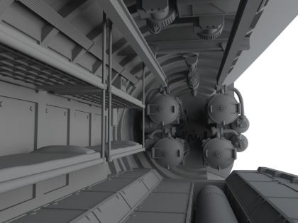 1:72 U-Boot IX Front Torpedo Section for REV