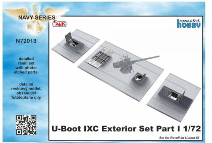 1:72 U-Boot IX Exterior Set Part I, for Revell kit