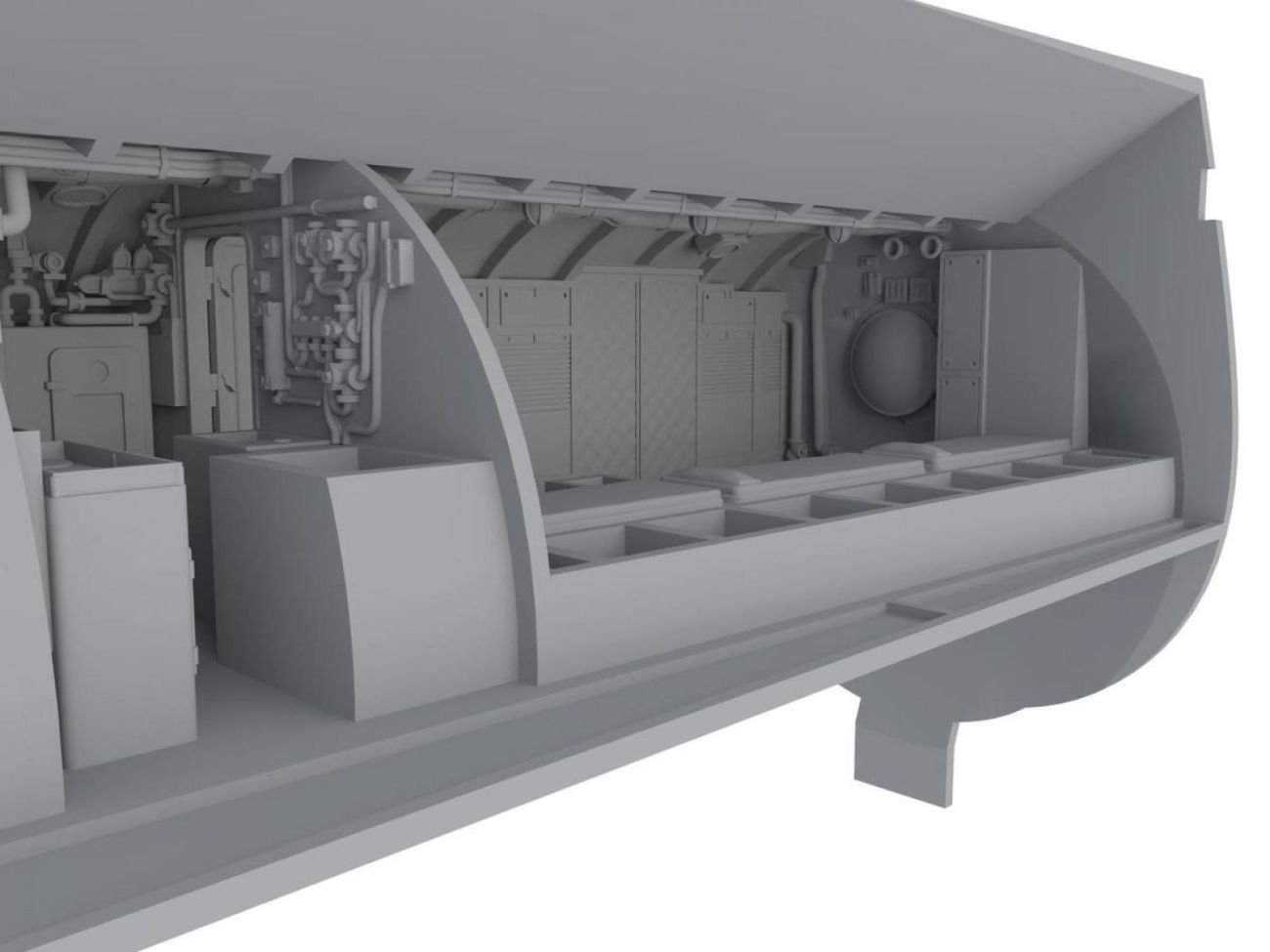 1:72 U-Boot IX Front Crew Quarters for REV