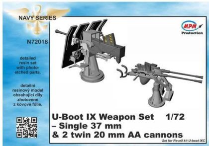 1:72 U-Boot IX Weapon Set for REV