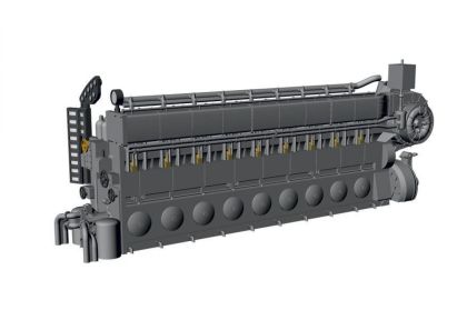1:72 Diesel Engine MAN M9V46 for UIXC