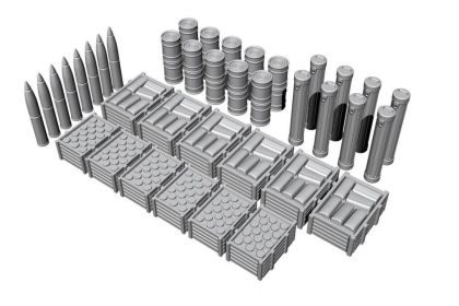 1:72 U-Boot VII-IX Ammo and Food Supplies, for Revell kit
