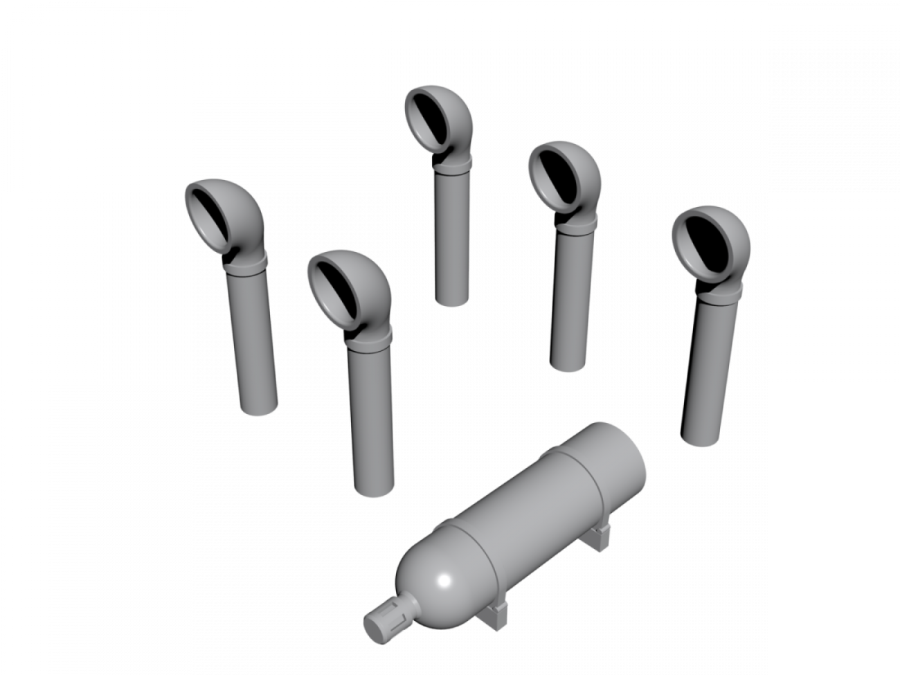 1:72  PT-109 Boat Deck Set (Smoke Generator, Ventilation Funnels)