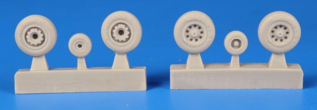 1:72  Mirage F.1 - Wheels set for SH,HAS,Esci