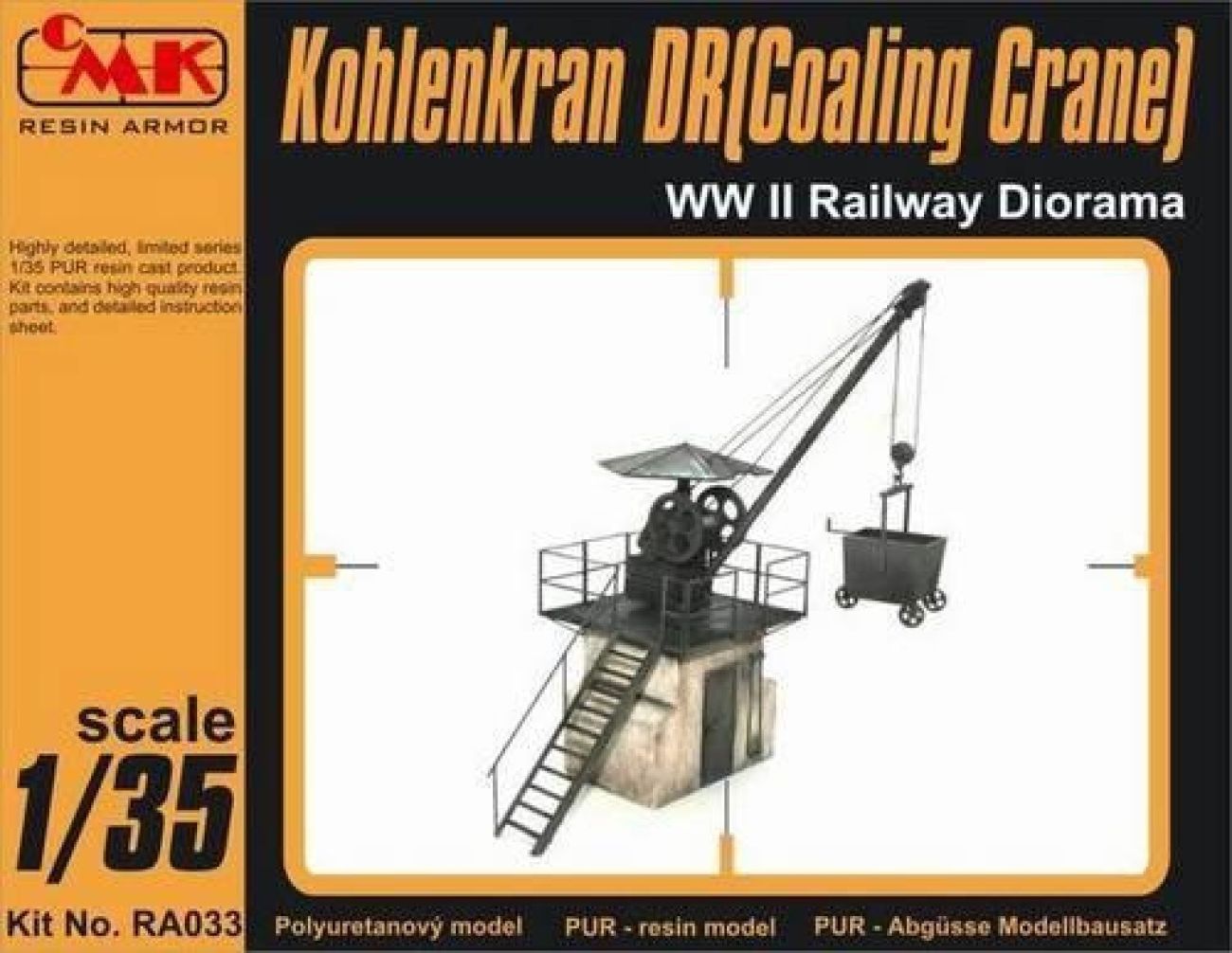 1:35 Kohlenkran DR(Coaling Crane) WW II Railway Diorama