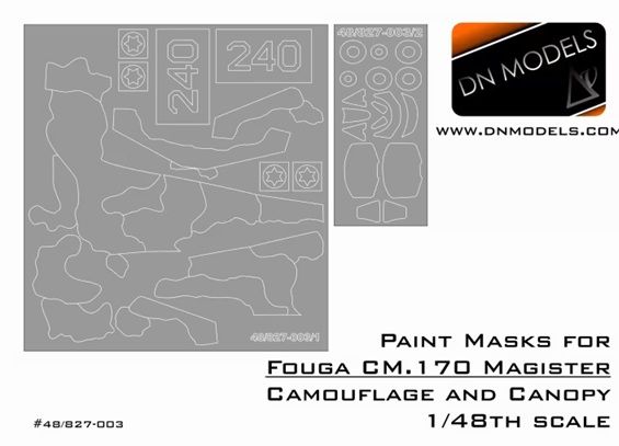 1:48 Fouga Magister CM.170 - IAF camo and canopy