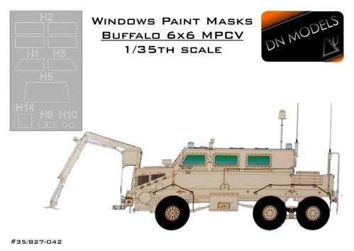 1:35 Windows Paint Masks Buffalo 6×6 MPCV