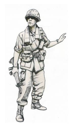 1:35 US Marines Sergeant, Hue City Vietnam