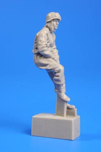 1:35 US WWII Tank Commander in turret, Winter 1944