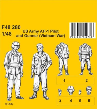 1:48 US Army AH-1 Pilot and Gunner (Vietnam War)