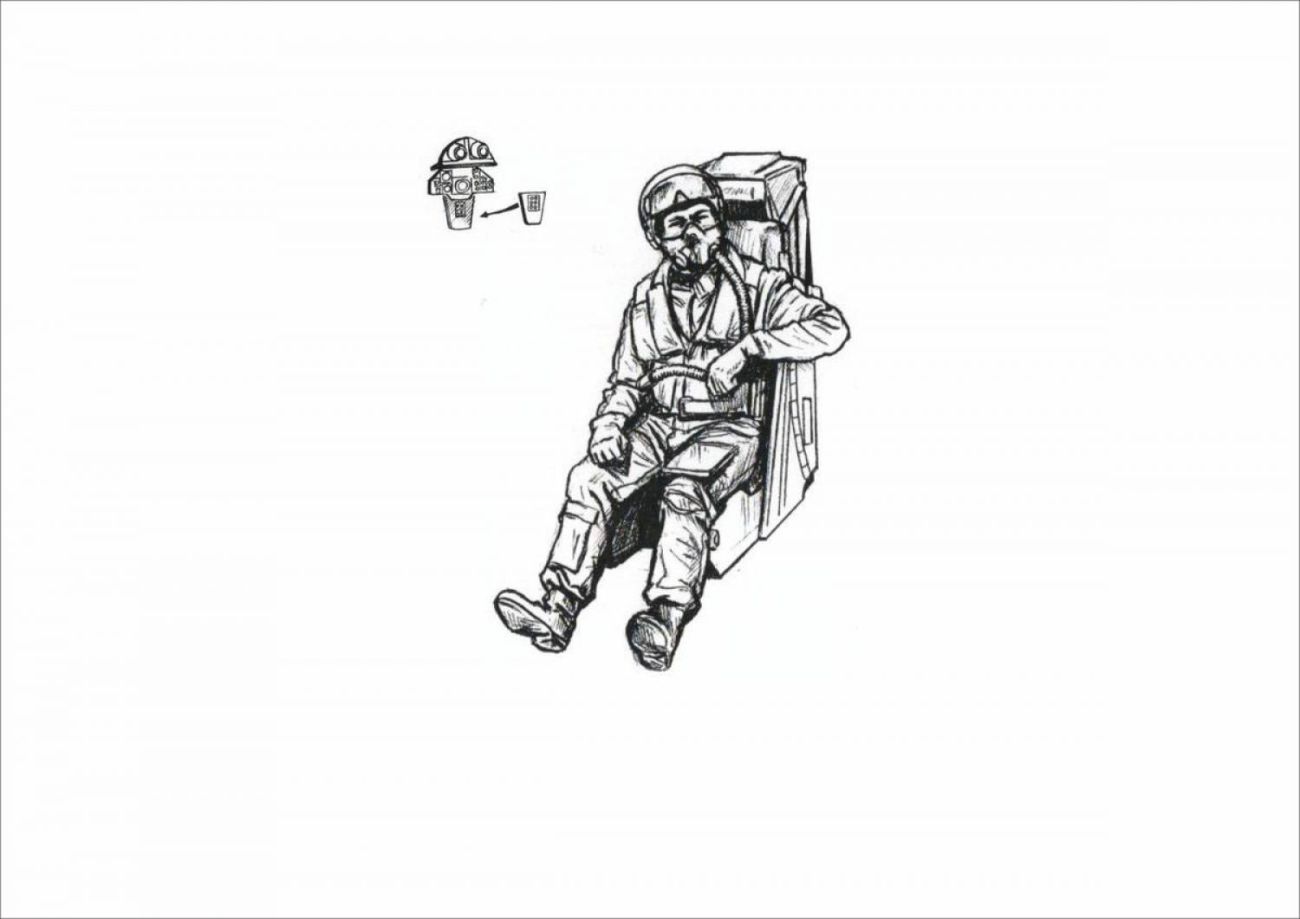 1:48 SK-37/SK-37E Viggen Instructor / Operator (seated in rear cockpit) for Special Hobby kit
