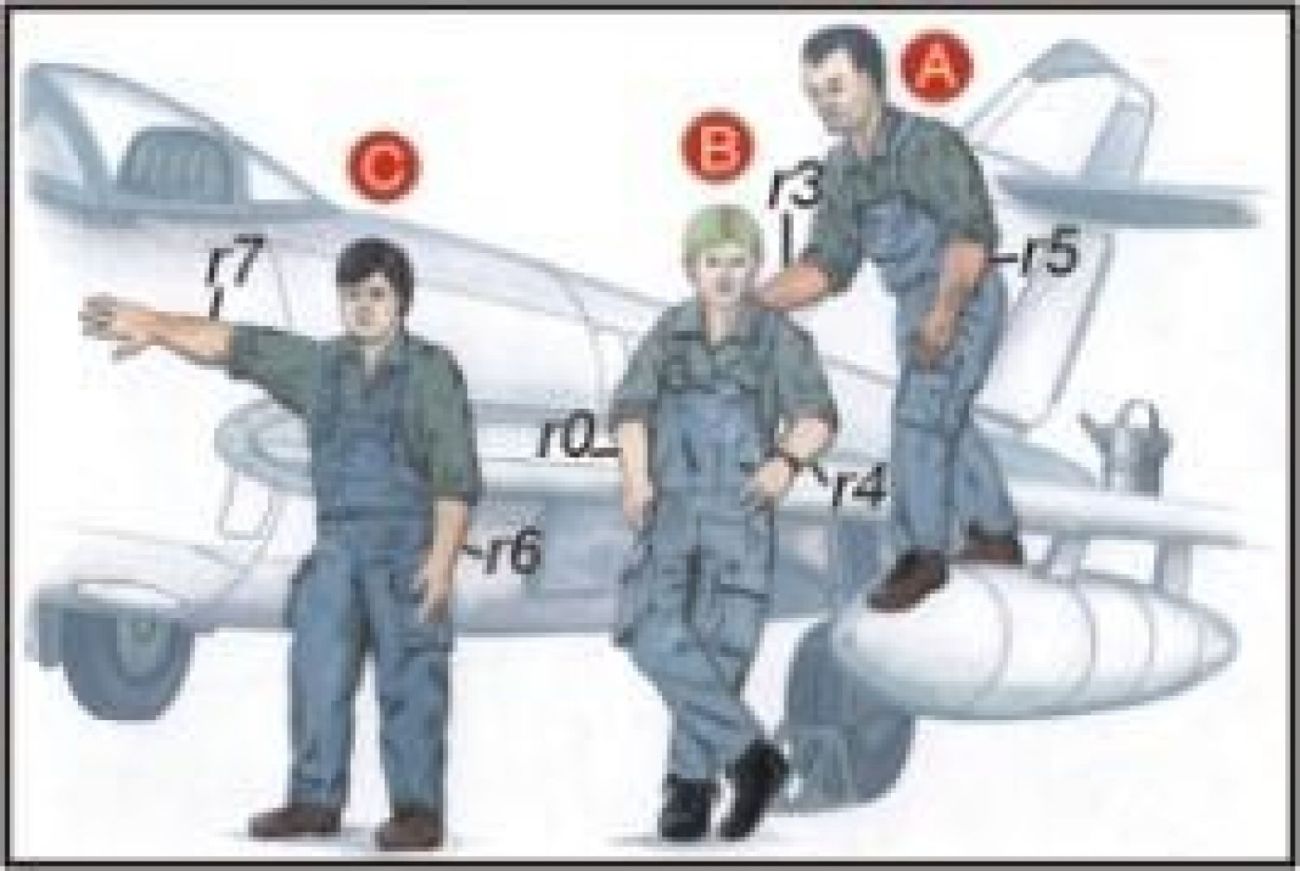 1:72 Warsaw Pact Mechanics (3 fig.)