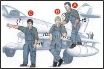 1:72 Warsaw Pact Mechanics (3 fig.)