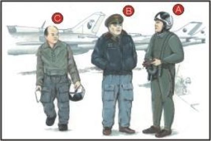1:72 Warsaw Pact Pilots (3 fig.)
