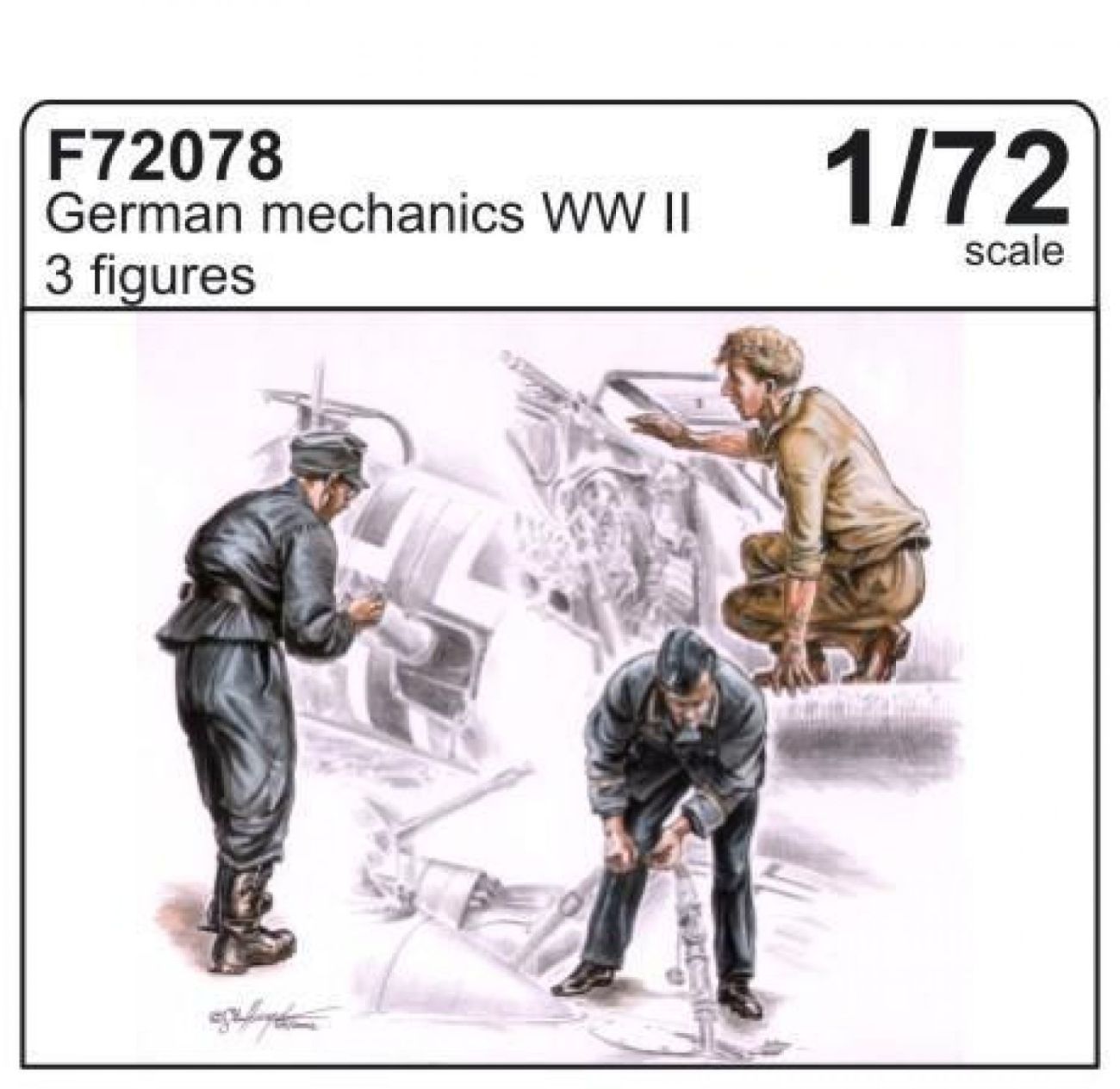 1:72 German Mechanics (3 fig.)