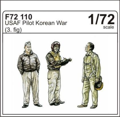 1:72 USAF pilots Korean war (3 fig.)