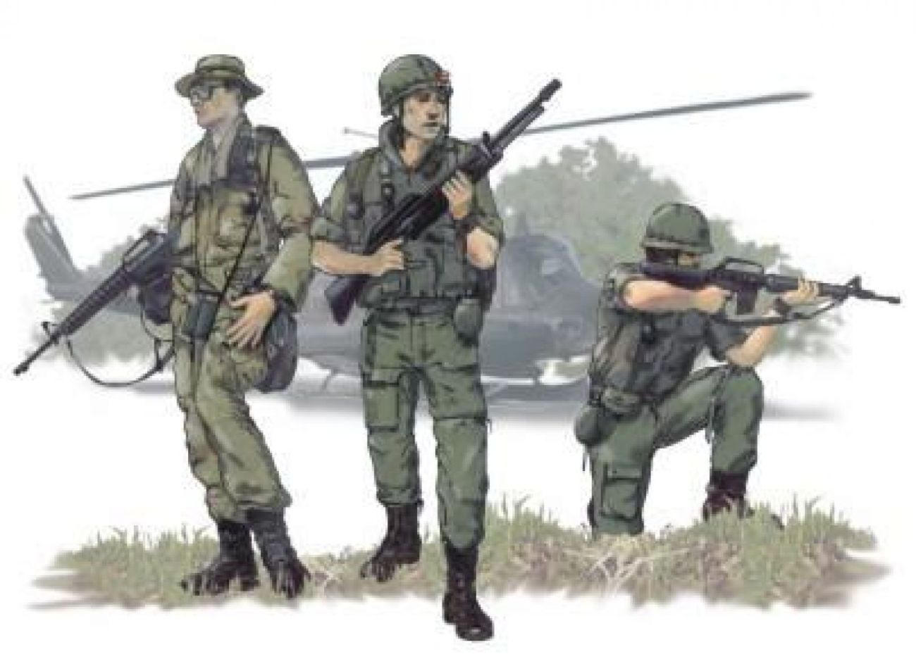 1:72 US Airborne Vietnam war (3 fig.)