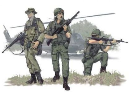 1:72 US Airborne Vietnam war (3 fig.)