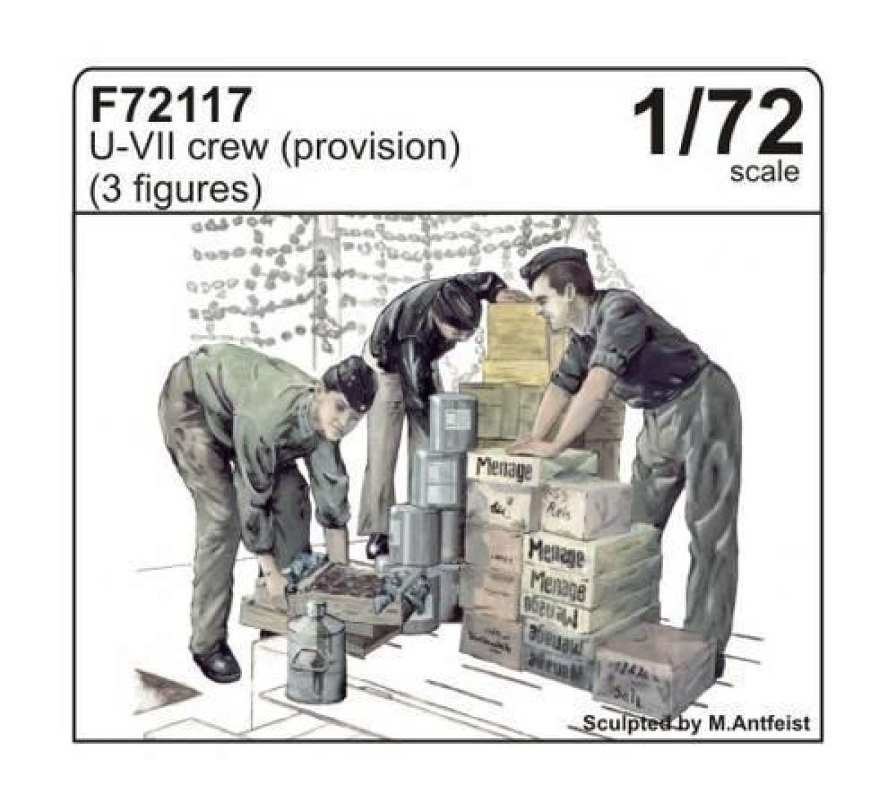 1:72 U-VII crew (provision) (3fig.)