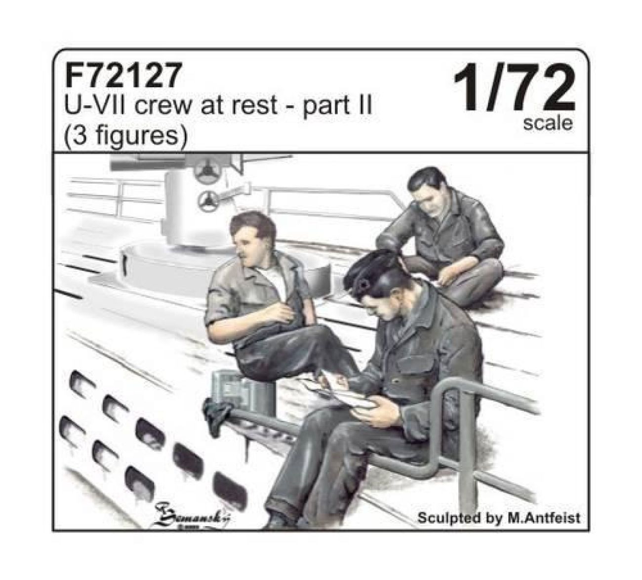1:72 U-VII crew at rest part II (3 fig.)