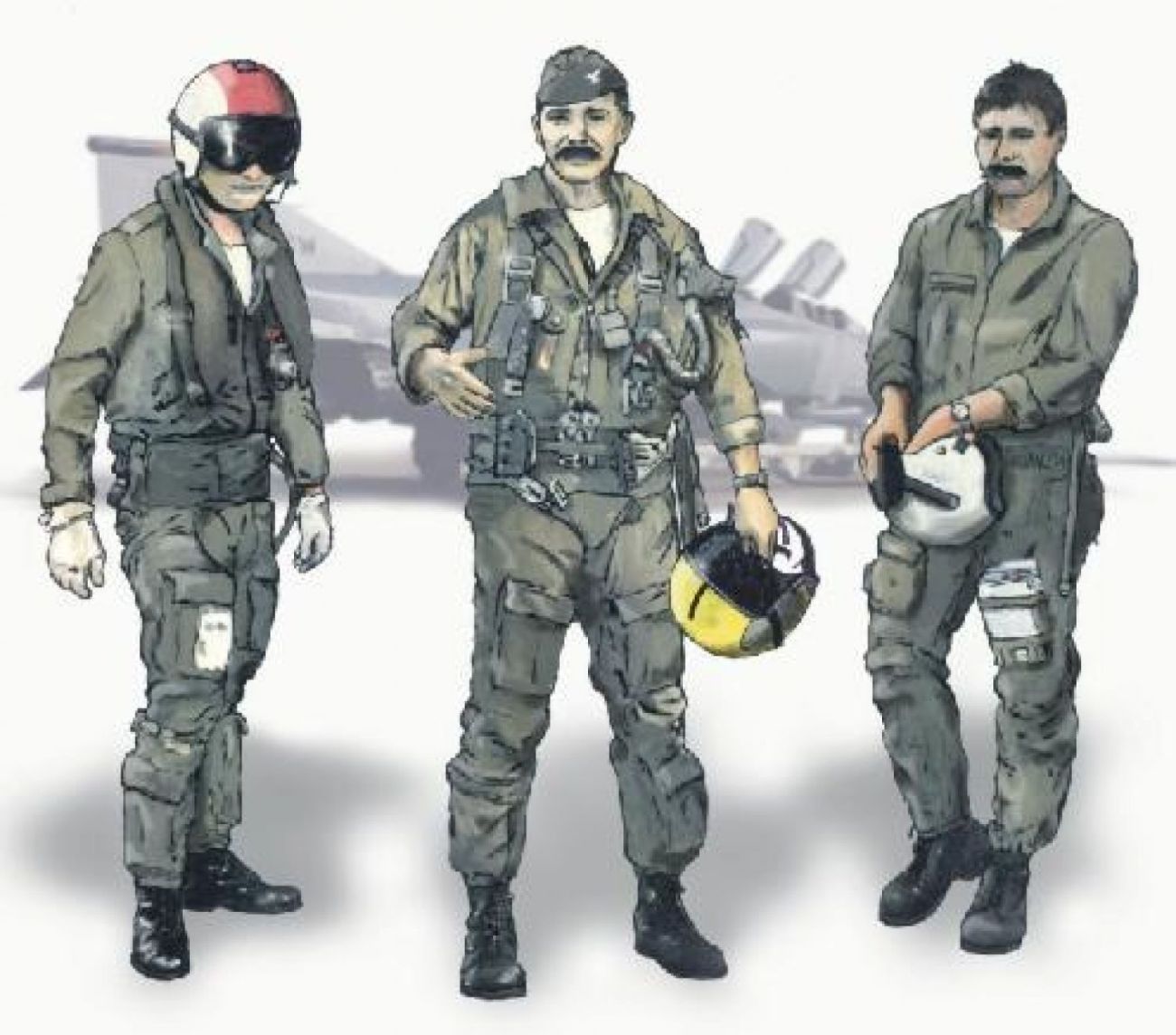 1:72 US pilots Vietnam war (3 fig.)