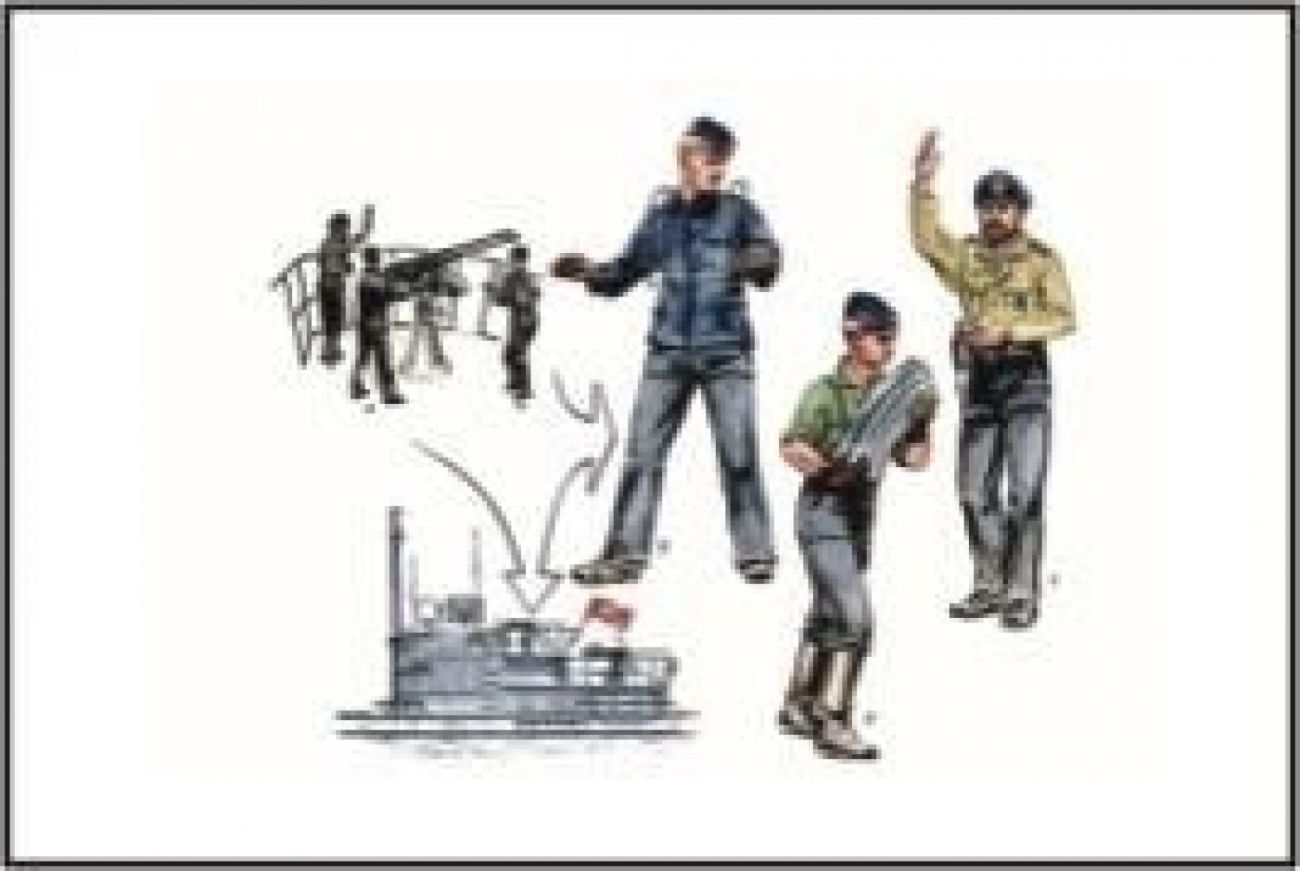 1:72 U-VII Atlantic ver. Gun-Crew for 2cm Flak