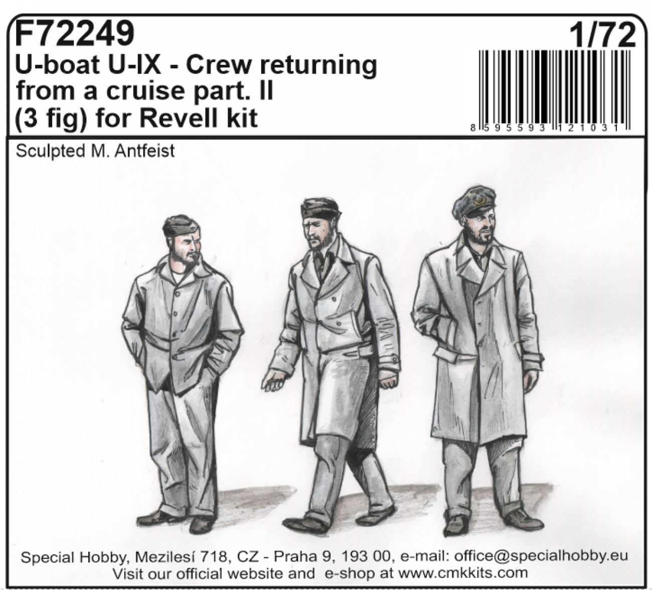 1:72 U-boat U-IX - Crew returning from a cruise part. II (3 figures)